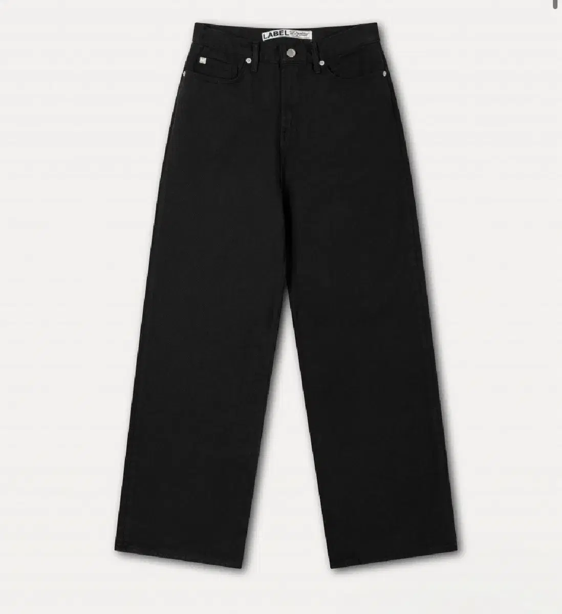 미시착새상품 라벨아카이브 Mariam wide fit jeans blac